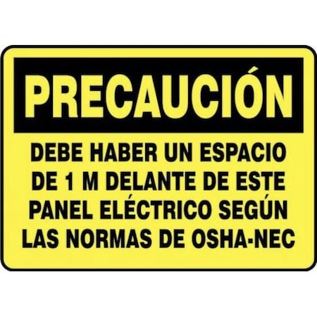 Accuform OSHA CAUTION SAFETY LABEL AREA IN SHMELC638XL SHMELC638XL